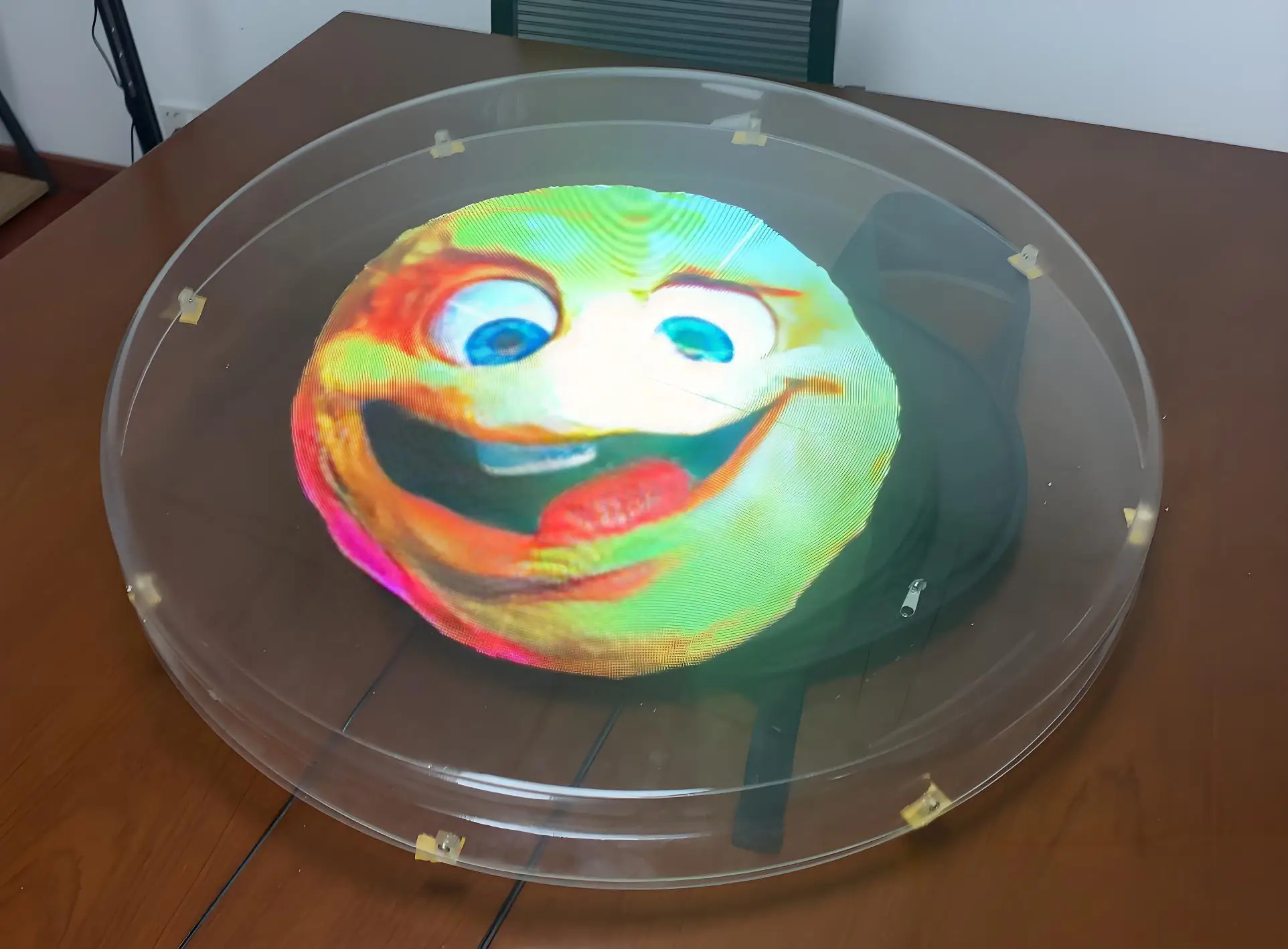 25.5in 3D holographic fan backpack advertising machine transparent protective sleeve - Image 6