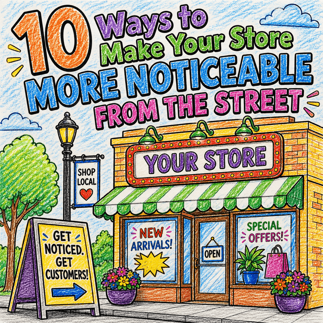 10 Ways to Make Your Store More Noticeable From the Street