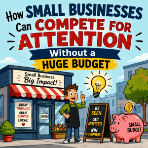 compete for attention without a huge budget