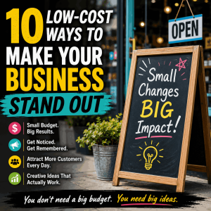 10 Low-Cost Ways to Make Your Business Stand Out