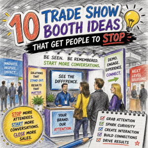 10 Trade Show Booth Ideas That Get People to Stop