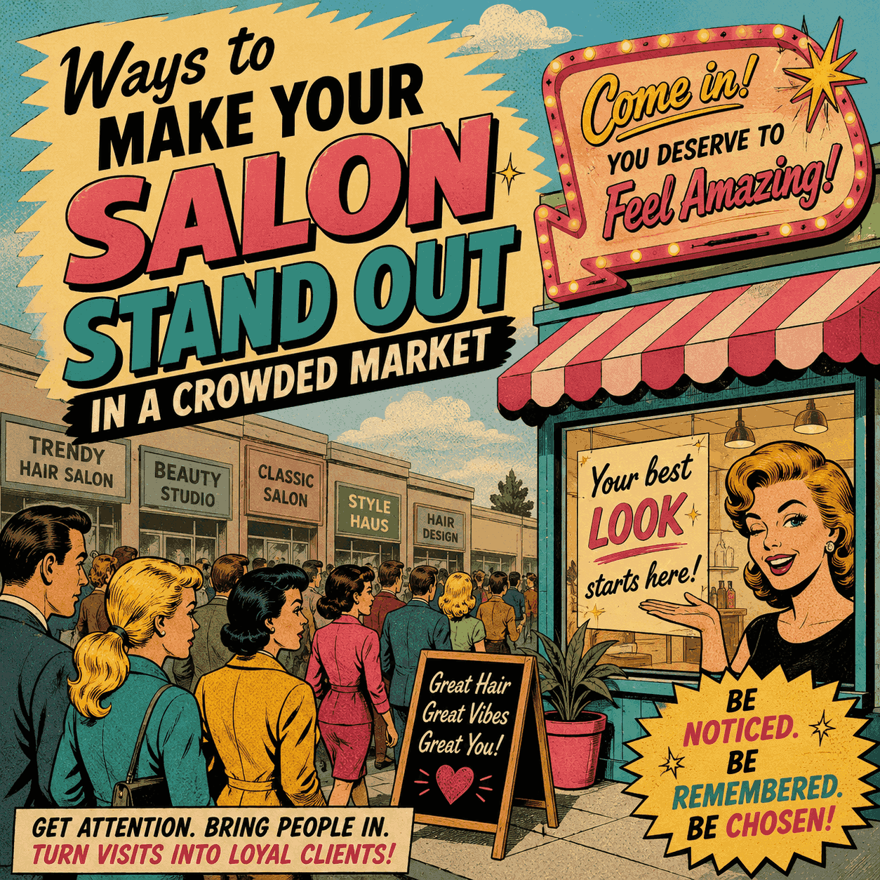 Ways to Make Your Salon Stand Out in a Crowded Market