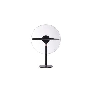 16.5in Transparent Round Acrylic Desktop 3D Hologram Fan Clear Holographic Display Screen for Retail Counter and Product Showcase